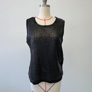 Great conditions handmade print making knitwear vest